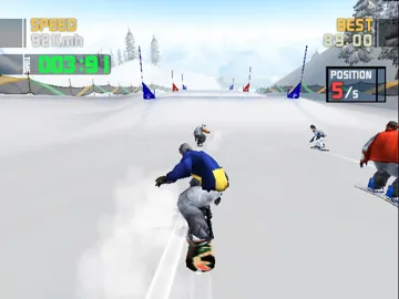 Winter X Games Snowboarding 2002 (USA) screen shot game playing